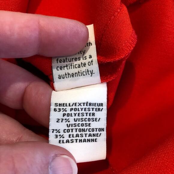 Diane von Furstenberg Carpreena orange red sleeveless sheath dress size 8 - Picture 9 of 16